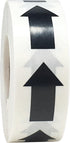 Black Color Coding Arrow Labels for Organizing Inventory, 1 x 5/8 Inch, 500 Total Adhesive Stickers