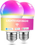 Smart Light Bulbs, 60W Equivalent, 800LM, 9W WiFi Smart Bulb, A19 E26, Compatible with Alexa, 2PCS