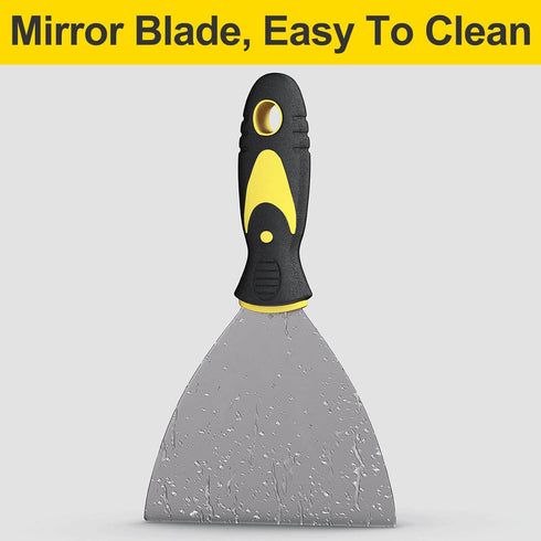5Pcs Putty Knife Set, 1" 2" 3" 4" 5" Scraper Tool, No Rusting, Perfect for Repairing Drywall and Removing Wallpaper