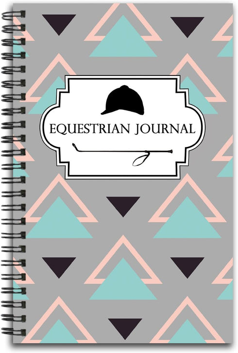 Horseback Riding Journal - Track Lessons, Goals & Progress | Equestrian Training Logbook for Girls, 100 Pages
