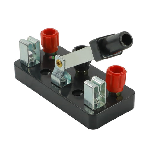 1Pc Educational Single Pole Knife Switch, Single Pole Double Throw Switch for Physics Laboratory Equipment