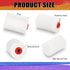 40 Pcs 2 Inch Mini Paint Roller Foam Covers - High Density Sponge Paint Roller Refills for Textured Smooth Painting