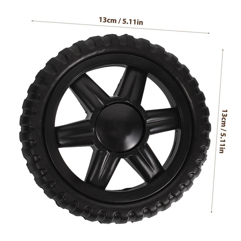 4pcs ULTECHNOVO Shopping Cart Wheel Rolling Cart Wheel for Grocery Trolley Heavy Duty Easy Installation Suitable