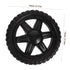 4pcs ULTECHNOVO Shopping Cart Wheel Rolling Cart Wheel for Grocery Trolley Heavy Duty Easy Installation Suitable