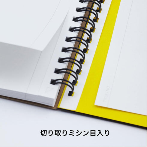 Maruman MNEMOSYNE Notebook 5.83 x 8.27 Inches (Horizontal A5), 5mm-squared, 70 Sheets