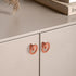8 pcs Orange Colorful Bedside Table Pull Wardrobe Door, Children's Room Handle