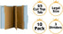The File King Pressboard Classification File Folder - Pale Blue, Legal Size, Box of 10, 2/5 ROC Top Tab, 3” Expansion,