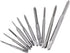 10PCS Micro Taps Bit Hand Screw Thread Taps M1 to M3.5 Tool Set