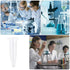 500pcs 1.5ml Conical Centrifuge Tubes, Microcentrifuge Plastic Test Vials with Lids