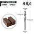 Upcut Spiral CNC Bit, Solid Carbide Straight Router Bit, 3/8" Cutting Dia, 3/8" Shank, 2" Cutting Length, CNC Router