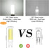 G9 Dimmable 8W Bulbs 75w 80w 6000K T4 G9 Bulb 360Beam 120v 800LM Pack 4 Led Light Halogen Equivalent, Daylight White