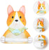 1pc Cabilock Corgi Design Toilet Tissue Rack Hanger Cute Animal Wall Shelf for Bathroom Storage Space-Saving Tissue