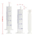 12 Pack 20 ml Plastic Syringe, Luer Slip Syringe without Needle No Rubber Ring Used in Scientific Laboratories, Liquid refilling, DIY Crafts, Scientific Labs By Labfil