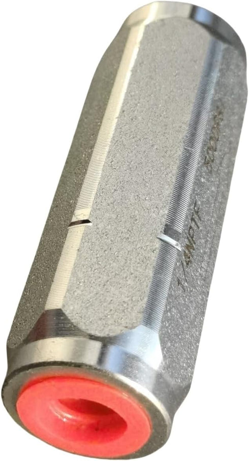 Hydraulic Oil Cylinder Check Valve 1/4" NPTF 5000PSI Steel, Precision Machining, Non-return Single Way Valve
