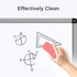 LOUKIN 2 Pack Magnetic Dry Erase Eraser, Whiteboard Eraser, Glass Board Eraser (Pink), Includes Two Bottles of Cleaners