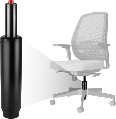 Donext Gas Lift for Office Chairs, 3.9 Inch Stroke Heavy-Duty Gas Cylinder Replacement, Class Four, Black