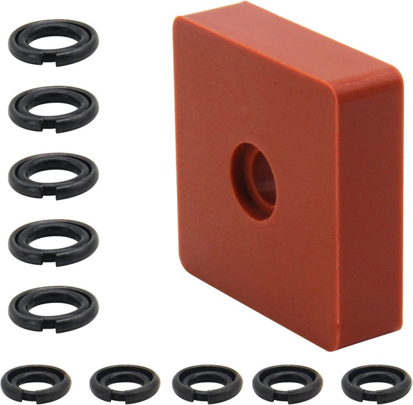(5+5 Sets) 3/8" & 1/2" Impact Wrench Retainer Rings with O-ring, Including Anvil Install Tool