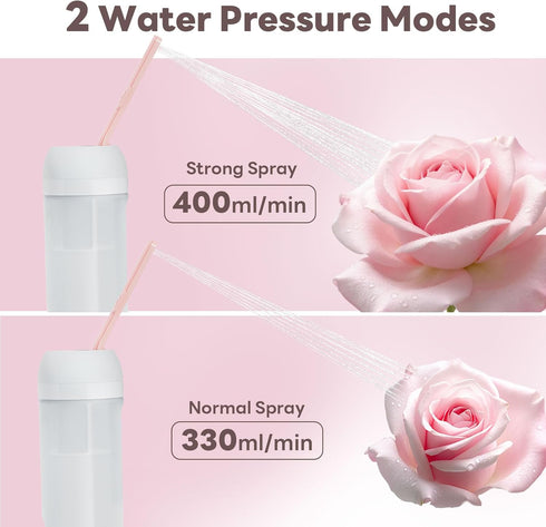 350ML Bottle/IPX6 Travel Bidet Portable with Adjustable Spray Modes for Baby,Women-GIMUBABA Rechargeable Electric