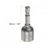 1/4 Quick-Change Hex Shank, 13mm (33/64-Inch) Magnetic Nut Setter Driver Drill Bit, 1.89 Inch Length, Metric for Machine Maintenance, Furnitures, Woodworking, Auto Repairing