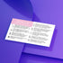 Lashicorn 50pk 2x3.5 Squeezy Wax Instruction Cards Squeezable Liquid Melt Bottle | Minimalist Client Care Directions