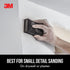 3M 2-5/8 3-3/4 (9095DC-NA) Drywall Sanding Sponge, Fine/Medium Grits, Dual Grit Block, Medium Grit to Remove, Fine Grit