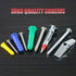 Hilitchi 122 Piece Plastic Self Drilling Drywall Hollow-Wall Anchor Molly Bolt Toggle Bolt with Screws Kit