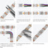 BTF-LIGHTING 4 Pin 10mm Connector Kit, 8pcs Corner Connector and 4pcs Gapless Solderless Connector for LED Strip