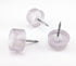 Yueton 50pcs 20mm Anti-Slip Rubber Pad Furniture Chair Leg Feet Pads for Wood Floor Protectors (Clear)