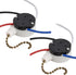 Topbuti 2 Pcs Ceiling Fan Switch Zing Ear ZE-208s E89885 3 Speed 4