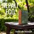 Kathmandu Valley Co. Nepali Eco Handmade Journal with Vintage Lokta Paper - Blank Writing Notebook, Deckle-edge,