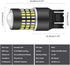 Xenon White 7443 7444NA 7440 7440NA LED Bulbs 1800LM with Lens Projector for Backup, Tail, Brake Lights (Pack of 2)