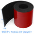 WochiTV 4" Wide x 1/8" Thick x 60" Long Adhesive Solid Rubber Strips for DIY Insulation and Sealing