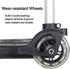 110-lbs Sutekus Folding Hand Truck and Dolly Lightweight Portable Luggage Cart for School Travel Office Moving (Black)