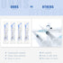 12 Pack Plastic Syringe with Cap, Oral Syringe Measuring Tools for Scientific Labs, Dental Irrigation, Feeding Pets