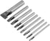 9Pcs Hollow Hole Punch Set, Leather Oval Shape Hole Punch Cutter for DIY Tool, 2mm
