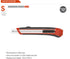 DORCO S102 Snap-Off Utility Knife, Precision 9mm with Comfort Grip and Auto-Lock System, Professional Tool