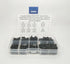 280pcs Metric M3 7-Sizes Nylon Phillips Pan Head Screw Nut Assortment Kit - M3x 6mm to 25mm, Nut Hex M3 (Black)