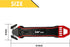 XW Safety Box Cutter with Quick Blade Change, Includes Extra 5 Replacement Blades