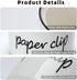 Farmhouse Paper Clip Holders, Ceramic Binder Clip Dispenser Organizer for Desk, Cute Office Push Pins Holder