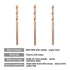 5/32" M35 Cobalt HSS Jobber Length Twist Drill Bit, Heavy Duty, Pack of 10