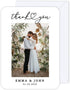 Andaz Press Personalized 5x7-Inch Photo Wedding Thank You Cards with Envelopes, Wedding