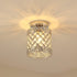 Create For Life (6 inch Mini Style Modern Decor Crystal Flush Mount Ceiling Light Fixture Crystal Chandeliers Light