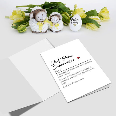 Nchigedy Hilarious Farewell Card for Your Supervisor - Perfect for Any Occasion