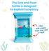 hand2mind 3-5, Exploring Ocean Forces Sensory Bottles, Quiet Fidget Toys for Kids Toddler Learning Toys, Calming Corner