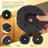4.13 Inch Counterweight BESTOYARD Weighted Block Base for Floor Lamp and Desk Lamp Iron Base Weight for DIY Lighting