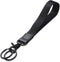Hand Wrist Lanyard Key Chain Holder, Black Short Keychain Strap for Women & Men, Car Key Wristlet