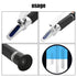 Aluminum Body Refractometer for Homebrewing & Winemaking - Wort Beer & Fruit Sugar Tester