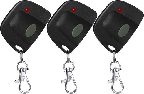 Kingdder 3 Pieces Garage Door Remote, Compatible for Multicode 300mhz 10 Dip Switch 3089 3060 3070 Gate Opener with