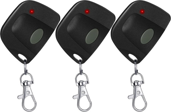 Kingdder 3 Pieces Garage Door Remote, Compatible for Multicode 300mhz 10 Dip Switch 3089 3060 3070 Gate Opener with