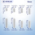 PTFE Magnetic Stir Bar, Magnetic Stirring Rod, 8pcs Magnetic Stir Bar Set, 10mm/15mm/20mm/25mm/30mm/35mm, Magnetic Mixing Bars for Magnetic Stirrer, Auto Magnetic Mixers and Lab Stirrers